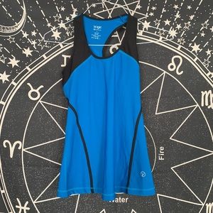 Blue and Black Athletic Shirt